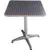 FRASCHETTI TAVOLO BAR ALU SQUARE 60x60x70h