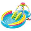 Intex Parco Acquatico Colorato Palline Gonfiabile Piscina con Scivolo per Bimbi