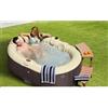 BricoShop24 Piscina Spa 2 Posti Vasca Idromassaggio Gonfiabile Riscaldata Pompa da Giardino
