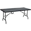 FRASCHETTI TAVOLO PIEGHEVOLE POLYRATTAN CAMPING LEVANTE 180x75x72h