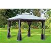 CAPALDO GAZEBO SMERALDA CM. 300X300X270H CON TELI ZANZARIERA