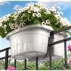 BAMA FIORIERA DOPPIA KLUNIA DA BALCONE 40x19,8x18,5h (x2) agganci regolabili