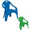 Sport1 Sedia Bambini Plastica con Braccioli e Foro Schienale Interno Esterno