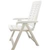 PROGARDEN SEDIA POLTRONA DA GIARDINO YUMA REGOLABILE CON BRACCIOLI
