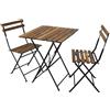 FRASCHETTI SET GIARDINO BISTROT WOODY tavolo con 2 sedie