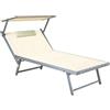 FRASCHETTI LETTINO SPIAGGIA PRENDISOLE RIMINI 'LUI & LEI' 208x85x40h