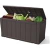 KETER BAULE IN RESINA EFFETTO LEGNO BOX KETER SHERWOOD 270 lt.