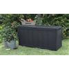 KETER BAULE IN RESINA EFFETTO LEGNO BOX KETER SHERWOOD 270 lt.
