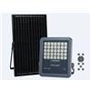 Vivalamp Faro a led 100W, pannello solare con sensore crepuscolare e telecomando, IP 67