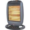 DCG Stufa elettrica alogena oscillante spegnimento automatico 3 potenze 1200W