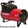 BricoShop24 Generatore Aria Calda Gpl 45Kw Riscaldamento Cannone a Gas Termoventilatore