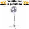 nx.kooper Ventilatore a Piantana Articfresh 3 Velocità 45W Pale 40cm Altezza Max 130 cm