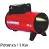 BricoShop24 Generatore Aria Calda Gpl 11Kw Stufa a Gas Riscaldamento Termoventilatore Butano