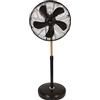 NIKLAS VENTILATORE NIKLAS VINTAGE a piantana 5 pale. Con rifiniture in legno