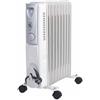 BricoShop24 Termosifone Elettrico a Olio Portatile Termoradiatore Caldobagno Radiatore Stufa