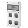 GEWISS QUADRO STAGNO Q-DIN 10 MODULI 4 FLANGE GW68003N