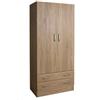 COMPOSAD LINEA FACILE - ARMADIO 2 ANTE CON 2 CASSETTI 80x52x170h