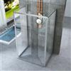 Totama Box Doccia 3 Lati 6 mm Anta Battente Saloon 60 70 80 90 100 110 120 130 140 cm