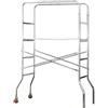 BricoShop24 Trabattello Acciaio con Ruote Scala Altezza Lavoro 3.2 mt