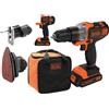 BLACK & DECKER TRAPANO A BATTERIA BLACK & DECKER MultiEvo MT218S1A