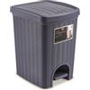STEFANPLAST PATTUMIERE PATTUMIERA Lt. 6 cm. 20,5x20,5x28 h CON PEDALE STEFANPLAST ELEGANCE