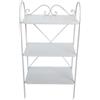 CRUCCOLINI LINEA RELAX Scaffale 3 piani cm. 81 in ferro battuto varie finiture