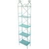 CRUCCOLINI LINEA RELAX Scaffale 5 piani cm. 187 in ferro battuto varie finiture
