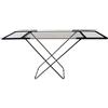 TATA LINDA STENDIBIANCHERIA IN ALLUMINIO ESTENSIBILE VENERE 175x52x96÷115h