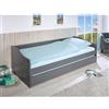 Ferenso Divano Letto 2 Letti Singoli 90x200 Grigio a Scomparsa Cameretta Contenitore