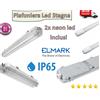 V-TAC PLAFONIERA STAGNA NEON IP65 LED PER ESTERNO 60 120 150 CM SINGOLA E DOPPIA