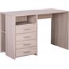 BricoShop24 Mobile con Cassettiera Scrivania 120 cm Olmo Grande Ufficio Cameretta