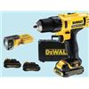 DEWALT TRAPANI TRAPANO DEWALT DCD710C3F BATTERIE XR LITIO 10,8 V