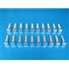 Unbranded/Generic 20 Confezione 2.5/10.2x2.5cm BSF Bulloni (Set di Viti ) Alto Tensile Acciaio,