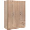 COMPOSAD LINEA FACILE - ARMADIO 3 ANTE 2 CASSETTI
