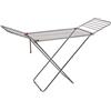 TATA LINDA STENDIBIANCHERIA IN ALLUMINIO PLUTONE 180x52x96÷115 h