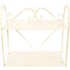 CRUCCOLINI LINEA RELAX Scaffale 3 piani cm. 81 in ferro battuto varie finiture