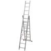 Facal Stilo Scala Alluminio 3x8 Gradini Scaletta Allungabile Telescopica Cinte