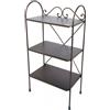 CRUCCOLINI LINEA RELAX Scaffale 3 piani cm. 81 in ferro battuto varie finiture