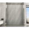BricoShop24 Box Doccia Cristallo 8 mm 2 Ante Battenti da 60 a 100 cm Nicchia