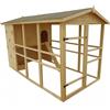 BricoShop24 Casa Pollaio in Legno 8 12 Polli per Galline Ovaiole Prefabbricato Recinto
