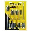 BricoShop24 Kit Cacciaviti Stanley a Lama Piatta Set Giraviti a Croce Taglio Stella Piccolo