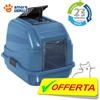 Imac EASY CAT LETTIERA chiusa 50x40x40 cm per gatto, PLASTICA RICICLATA