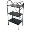 CRUCCOLINI LINEA RELAX Scaffale 3 piani cm. 81 in ferro battuto varie finiture