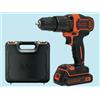 BLACK & DECKER TRAPANI BLACK & DECKER TRAPANO PERCUSSORE 18 V BDCHD18K