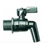 DFL RUBINETTO A SFERA INOX PER BIDONI OLIO con leva