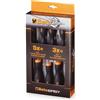 BricoShop24 Kit Giraviti Beta Elettricista a Stella a Croce Set Cacciaviti Taglio Calamitati