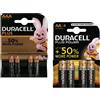 DURACELL BATTERIE PILE ALCALINE PLUS POWER DURACELL STILO E MINI STILO IN BLISTER 4 pz.