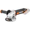 WORX Smerigliatrice Angolare Batteria 20V Solo Corpo Macchina Worx Wx800.9