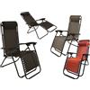 FRASCHETTI SEDIA POLTRONA RECLINABILE ZEN 175x65x110h