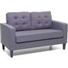 MyLiving Divano 2 Due Posti Relax da Salotto 145 cm Economico Imbottito in Tessuto